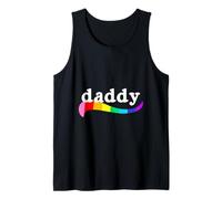 Daddy Older Queer Man LGBTQ Gay Pride Month Parade Fit Tank Top