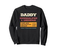 Daddy Overqualified Underpaid Chief Grid Officer Sweatshirt