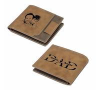 Daddy Personalised Photo Wallet for Dad Engraved Wallet with Kids Names Custom Wallet for Family Friend Son Father's Day GIF