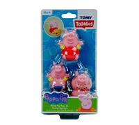 TOOMIES E73159 Tomy Peppa, Daddy Pig, Peppa & George Squirters, Baby, Kids Toys for Water Play, Fun Bath Accessories for Babies & Toddlers, Suitable for 18 Months, 2, 3 & 4 Year Olds,Pink, Small
