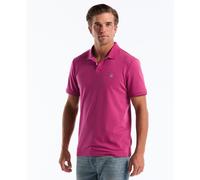 Daddy Pique Polo Shirt In Magenta Haze