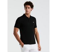 Daddy Pique Polo Shirt In True Black