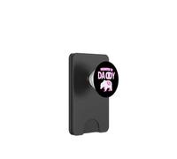 Daddy Promoted to Daddy for the Best Papa Pink PopSockets PopWallet for MagSafe