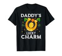 Daddy’s Lucky Charm - Shamrock St Patrick's Day Irish Kids T-Shirt