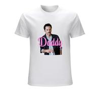 Daddy S#wan T.wilight Charlie S#wan Daddy Daddy S#wan Team Charlie T-Shirt Quick Drying Shirt Workout Shirts for Men White S