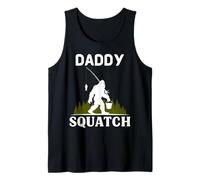 Daddy Squatch Bigfoot Cool Sasquatch Yeti Family Matching Tank Top