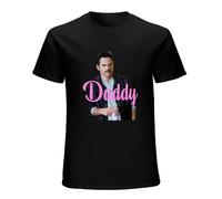Daddy Swan Twilight Charlie Swan Print Unisex T-Shirts Men Tee Cotton Tops Black Shirt 3XL