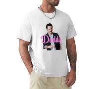 Daddy Swan Twilight Charlie Swan Print Unisex T-Shirts Men Tee Cotton Tops White Shirt XXL