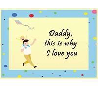 Daddy, this is why i love you: Fill in the Blank by reasons, son and daughter complete this book to appreciate their dear dad