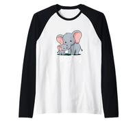 Daddy to Be Elephant Baby Shower Starry Sky Theme Raglan Baseball Tee