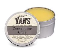 Daddy Van's® All Natural Beeswax Countertop Care for Soapstone, Slate, Concrete Composite and Butcher Block Counter Tops - Food Safe, Chemical-Free and Non-Toxic - 6 Oz. Tin