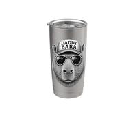 Daddybara Dad Tea Father's Day Mr Capybara Gift Idea Daddy Stainless Steel Insulated Tumbler