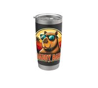 Daddybara Dad Tea Father's Day Mr Capybara Gift Idea Daddy Stainless Steel Insulated Tumbler