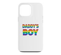 Daddy's Boy - gay pride rainbow lettering Case for iPhone 13 Pro Max
