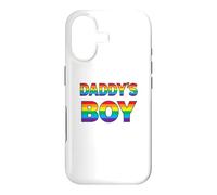 Daddy's Boy - gay pride rainbow lettering Case for iPhone 17