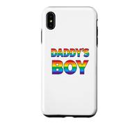 Daddy's Boy - gay pride rainbow lettering Case for iPhone XS Max