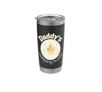 Daddy's Camping Buddy Outdoors Campfire Night Stainless Steel Insulated Tumbler