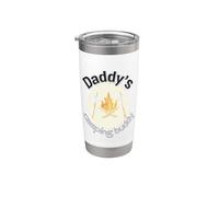 Daddy's Camping Buddy Outdoors Campfire Night Stainless Steel Insulated Tumbler