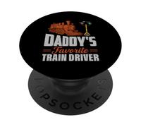 Daddy's Favorite Train Driver PopSockets Adhesive PopGrip