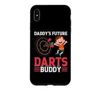 Daddy's Future Darts Buddy - Darts Player Boy Darts Baby Case for iPhone XS Max