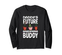 Daddy's Future Gardening Buddy Funny Gardening Long Sleeve T-Shirt