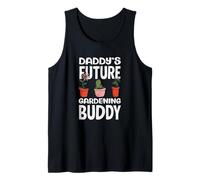Daddy's Future Gardening Buddy Funny Gardening Tank Top