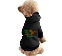 Daddy's Future Hunting Buddy Cute Dog And Cat Clothes Pet Hoodie Sweatshirt Pullover Sweater Coat