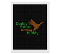 Daddy's Future Hunting Buddy Diamond Art Kits Accessories Full Square Drill 5D Painting Craft Home Wall Decor