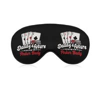 Daddy's Future Poker Buddy Sleep Mask Lightweight Blindfold Eye Mask with Adjustable Strap for Men Women