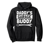 Daddy's Garage Buddy Car Lover Mechanic Garage Car Guy Pullover Hoodie