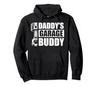 Daddy's Garage Buddy Car Lover Mechanic Garage Car Guy Pullover Hoodie