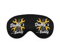 Daddy's Garage Buddy Sleep Mask Lightweight Blindfold Eye Mask with Adjustable Strap for Men Women