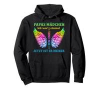 Daddy's girl I was once his angel now he is mine Pullover Hoodie
