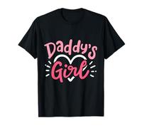 Daddy's Girl Retro Groovy Father's Day Daughter Kids Toddler T-Shirt