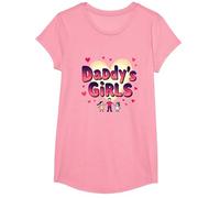 Daddy's Girls: Awesome Like My Daughters Family Love T-Shirt, Girls, Pink, Medium
