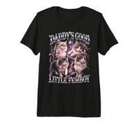 Daddys Good Little Femboy Cat Bootleg Premium T-Shirt