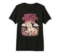 Daddys Good Little Femboy Unicorn Kawaii Premium T-Shirt