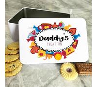 Daddy's Goodie Box Sweets Personalised Gift Cake Biscuits Sweets Treat Tin Personalised Gift | Custom Gift | Personalized Tin | Cake, Biscuit & Treat Tins | Gift For Her | Gift For Him