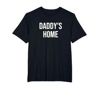 Daddys Home T-Shirt, Men's Big and Tall, Black, 2X Tall