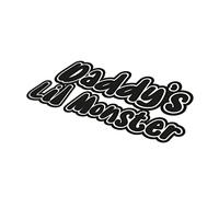 Daddy's Lil Monster Car Sticker, Vinyl Decal Sticker, Car Window Bumper Sticker, Caravan Sticker, 200mm