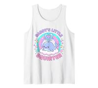 Daddy's Lil Squirter Funny Whale Inappropriate Women Adult Tank Top
