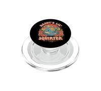 Daddy's Lil' Squirter Vintage Funny Dad Baby Whale PopSockets PopGrip for MagSafe