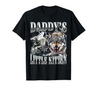 Daddy's Little Kitten Funny Alpha Male Wolf Meme Bootleg T-Shirt