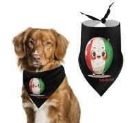 Daddy's Little Meatball Dog Bandana Adjustable Pet Scarf Bib Cute Triangle Handkerchief for Dogs Cats Gifts