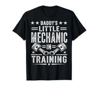 Daddy's Little Mechanic in Training Funny Future Mechanic T-Shirt