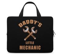 Daddy's Little Mechanic Laptop Bag Sleeve Funny Tablet Case Protective Carry Bag Briefcase with Handle 12inch