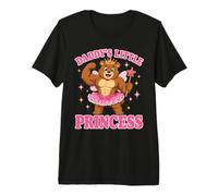 Daddys Little Princess Buff Bear Gym Flex Premium T-Shirt