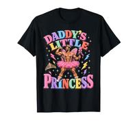Daddys Little Princess Buff Dad Pastel Funny T-Shirt
