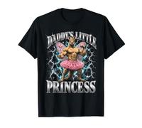 Daddys Little Princess Kangaroo Gym Dad Funny T-Shirt