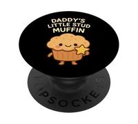 Daddy's Little Sweetheart Muffin Star Kawaii PopSockets Adhesive PopGrip